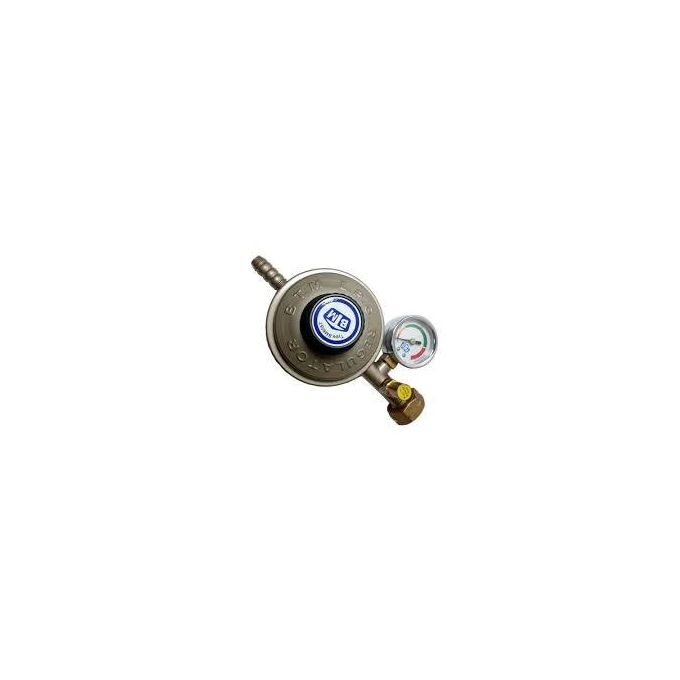 BTM Meilleur Détendeur de Gaz BM avec Manomètre –Tendeur Régulateur de Pression Réglable, Haute Sécurité et Fiabilité pour Bouteilles de Gaz Butane/Propane – Idéal pour Usage Domestique, Professionnel, Barbecue, Cuisine ou Chauffage